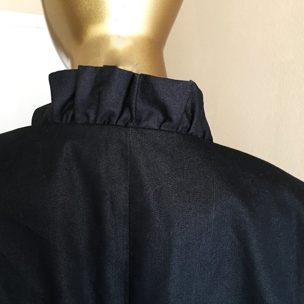 WILLI SMITH Ruffle Collar Swing Blazer / Jacket   NEW! - Picture 9 of 11